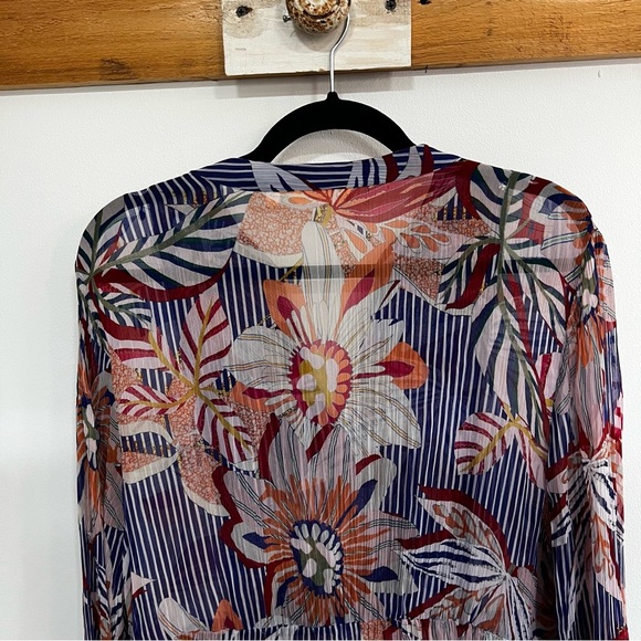 Soft Surroundings Tory Sheer Embroidered Tunic - Picture 10 of 13